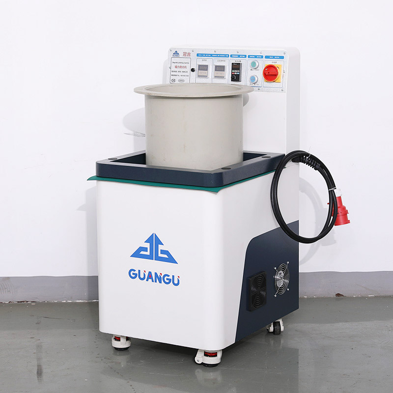 Magnetic polishing machine