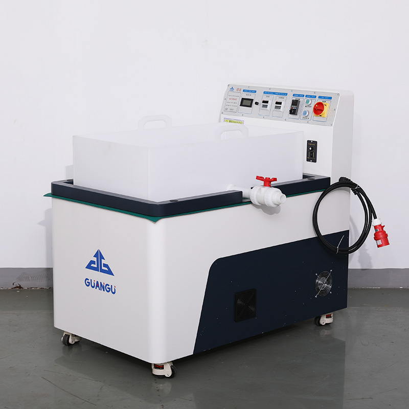 Translation magnetic polishing machine
