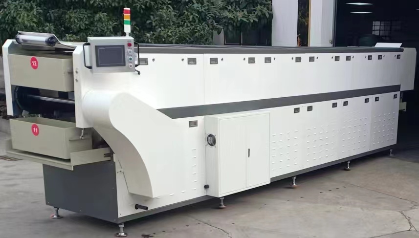 Full-automatic pass-through magnetic polishing machine assembly line